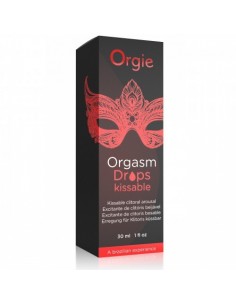 Stymulujący żel intymny Orgasm Drops Kissable 30 ml - Lubrykanty stymulujące - 1