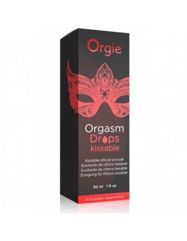 Stymulujący żel intymny Orgasm Drops Kissable 30 ml - Lubrykanty stymulujące - 1