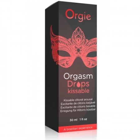 Stymulujący żel intymny Orgasm Drops Kissable 30 ml - 1