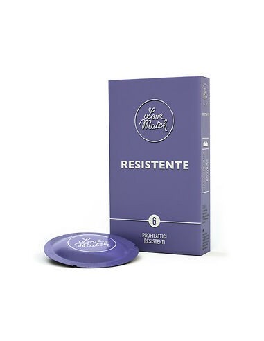 Prezerwatywy Love Match Resistante 6 szt. - Prezerwatywy klasyczne - 1