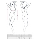 Przewiewny szlafrok i Stringi Jessie Peignoir Black - 3