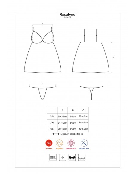 857-Bab-1 Babydoll I Stringi   - Babydoll - 6