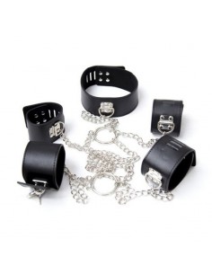 Uprząż BDSM Costrittivo Chain Hogtie Black - Uprzęże BDSM - 1 2