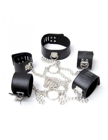 Uprząż BDSM Costrittivo Chain Hogtie Black - Uprzęże BDSM - 2