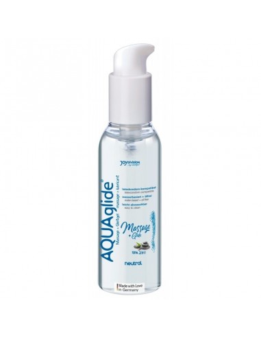 Aquaglide Massage+Glide Neutral 200 ml - Lubrykanty do seksu klasycznego - 1
