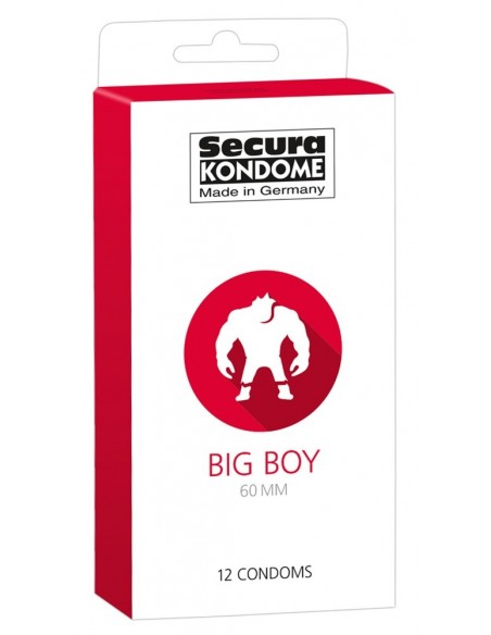 Prezerwatywy XXL Secura Big 60 mm 12 szt. - Prezerwatywy klasyczne - 1