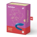 Wibrator dla par Satisfyer Partner Whale - podwójny silnik, kształt U, wodoodporność IPX7, 8,7 cm - 1