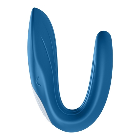 Wibrator dla par Satisfyer Partner Whale - podwójny silnik, kształt U, wodoodporność IPX7, 8,7 cm - 2