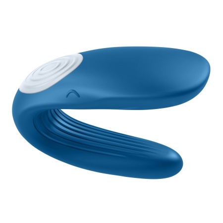 Wibrator dla par Satisfyer Partner Whale - podwójny silnik, kształt U, wodoodporność IPX7, 8,7 cm - 3