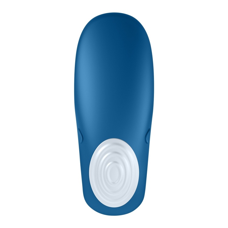 Wibrator dla par Satisfyer Partner Whale - podwójny silnik, kształt U, wodoodporność IPX7, 8,7 cm - 4