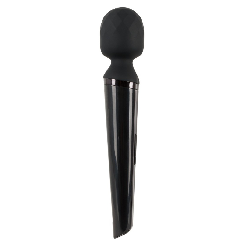 Masażer Rechargeable Power Wand – ładowalny masażer typu różdżka z ruchomą głowicą silikonową 6,1 cm i długością całkowitą 31 cm - 3