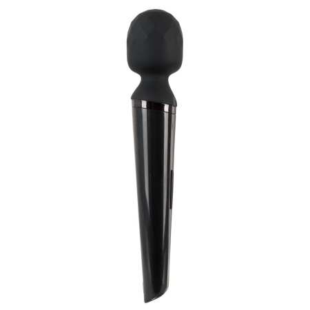 Masażer Rechargeable Power Wand – ładowalny masażer typu różdżka z ruchomą głowicą silikonową 6,1 cm i długością całkowitą 31 cm - 3