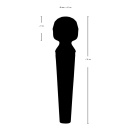 Masażer Rechargeable Power Wand – ładowalny masażer typu różdżka z ruchomą głowicą silikonową 6,1 cm i długością całkowitą 31 cm - 5