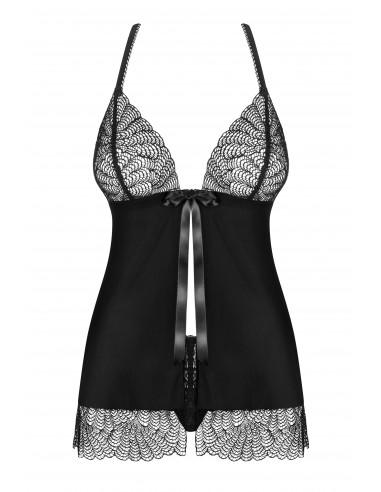 Chiccanta Babydoll I Stringi Czarna   - Babydoll - 5