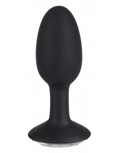 Korek analny Butt Plug Silikon Czarny / Diamond L - Korki analne silikonowe - 1 2