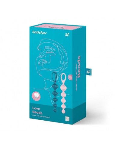 Kulki analne Zestaw - Satisfyer Beads  (Set Of 2) (Colored) - Kulki analne, koraliki analne - 2