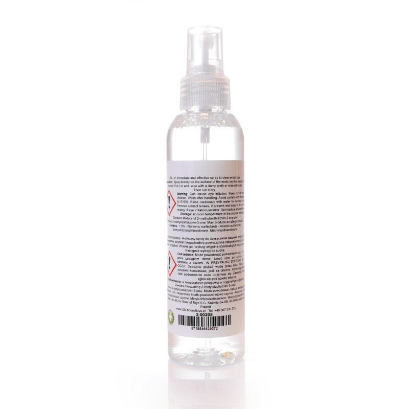 Sprej czyszczący do zabawek erotycznych Boss Series 150 ml - 2