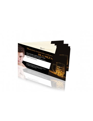 Małżeńska książeczka czekowa dla MĘŻA - Gry erotyczne - 1