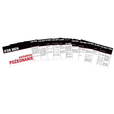 Gra karciana Ostatnie pożegnanie – 12 wyzwań na wieczór kawalerski - 1 2