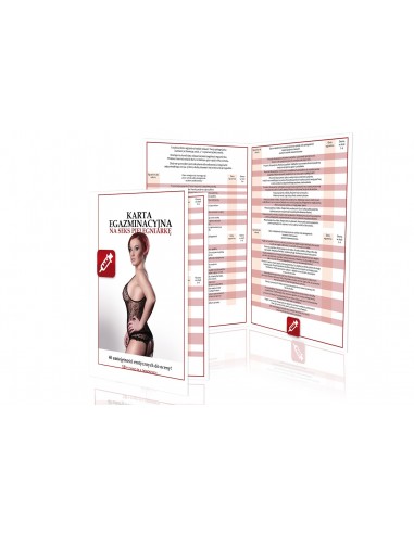 Karta egzaminacyjna na Seks Pielęgniarkę - Gry erotyczne - 1