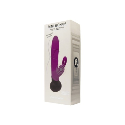 Mini Wibrator Króliczek Mini Bonnie / Clyde Fioletowy New - 1 2