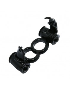 Pierścień z wibracjami Sweet Ring Double Vibration - Pierścienie erekcyjne wibrujące - 1