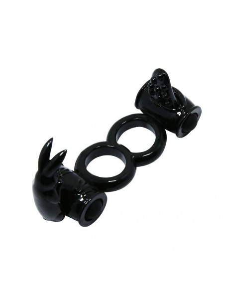 Pierścień z wibracjami Sweet Ring Double Vibration - Pierścienie erekcyjne wibrujące - 2