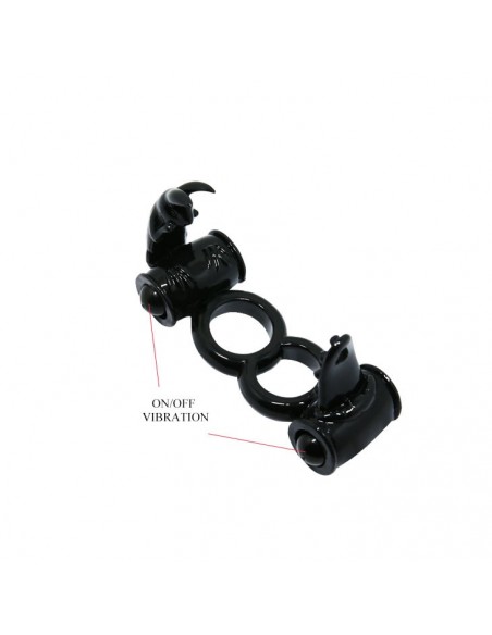 Pierścień z wibracjami Sweet Ring Double Vibration - Pierścienie erekcyjne wibrujące - 4