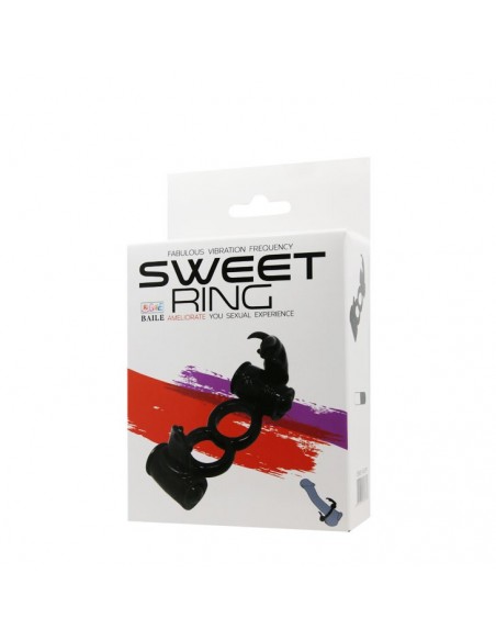 Pierścień z wibracjami Sweet Ring Double Vibration - Pierścienie erekcyjne wibrujące - 6