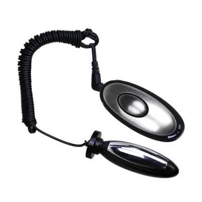 Korek wibrujący E-PASSION PLUG z podstawą bezpieczeństwa, 7,6 cm - 1 2
