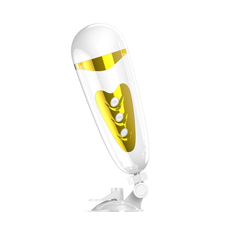 Masturbator wibracyjny Sally z regulowaną przyssawką, 23 cm - 1