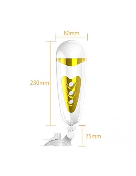 Profesjonalny Sprzęt Do Masturbacji 12 Trybów Wibracji - Masturbatory i Sztuczne pochwy - 5