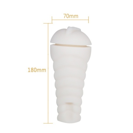 Masturbator wibracyjny Sally z regulowaną przyssawką, 23 cm - 6