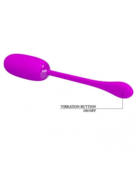 Jajeczko wibrujące Pretty Love - Julius Egg Purple 12 Funkcji - Kulki Gejszy i Jajeczka Wibrujące - 4