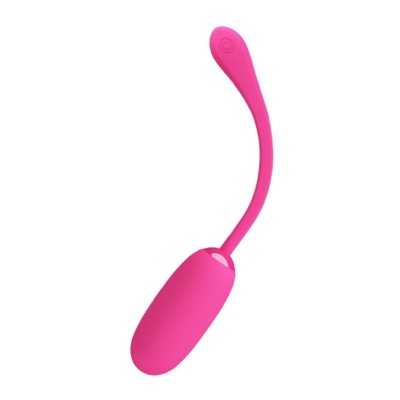 Jajko wibrujące Julius Egg Pink z 12 funkcjami wibracji, 8,5 cm - 1 2