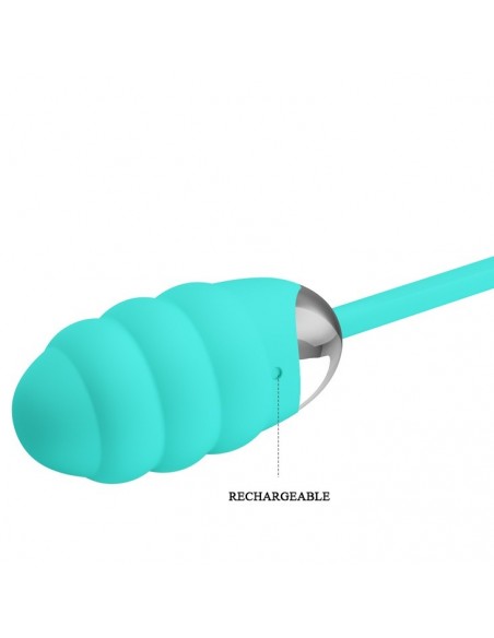 Jajeczko wibrujące Pretty Love - Franklin Egg Green - Kulki Gejszy i Jajeczka Wibrujące - 6