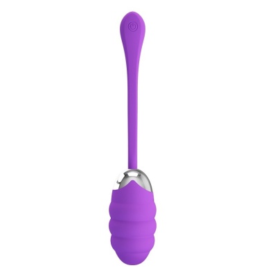 Wibrujące jajko Franklin Egg Purple – 12 trybów wibracji, 8,5 cm - 1