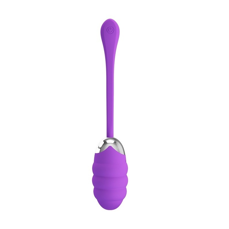 Wibrujące jajko Franklin Egg Purple – 12 trybów wibracji, 8,5 cm - 1