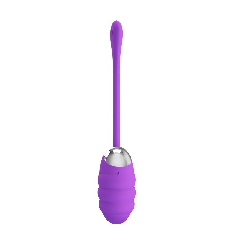Wibrujące jajko Franklin Egg Purple – 12 trybów wibracji, 8,5 cm - 2