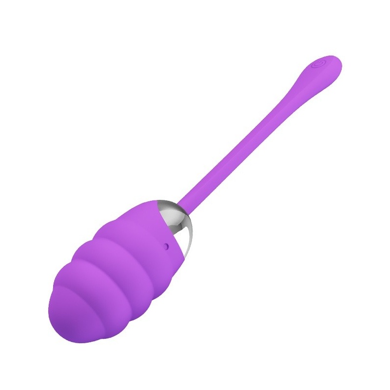Wibrujące jajko Franklin Egg Purple – 12 trybów wibracji, 8,5 cm - 3