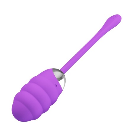 Wibrujące jajko Franklin Egg Purple – 12 trybów wibracji, 8,5 cm - 3