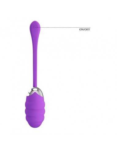 Jajeczko wibrujące Pretty Love - Franklin Egg Purple - Kulki Gejszy i Jajeczka Wibrujące - 5
