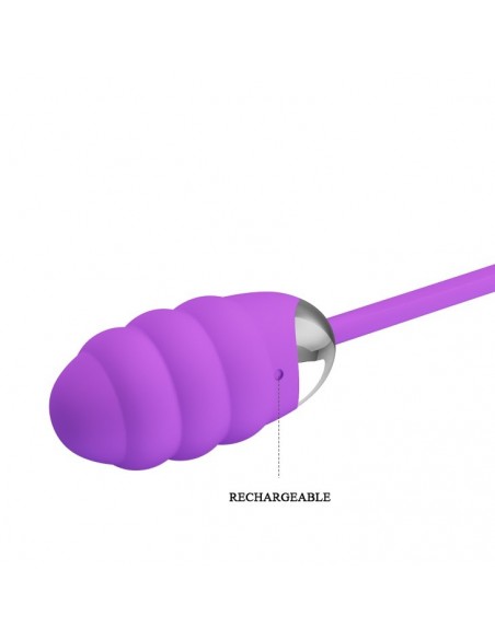Jajeczko wibrujące Pretty Love - Franklin Egg Purple - Kulki Gejszy i Jajeczka Wibrujące - 6