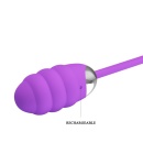 Wibrujące jajko Franklin Egg Purple – 12 trybów wibracji, 8,5 cm - 6