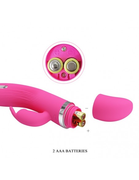 Piękny Wibrator Króliczek INGRAM z Elektrostymulacją - Wibratory Króliczki - 4