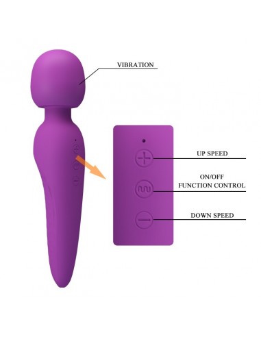 Masażer do ciała Pretty Love - Meredith Purple - Wibratory Magic Wand - 5