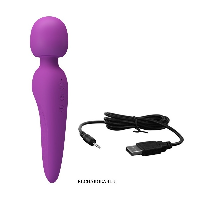 Różdżka do masażu Meredith silikonowa wodoodporna 20 cm - 6