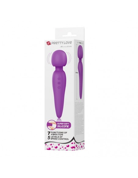 Masażer do ciała Pretty Love - Meredith Purple - Wibratory Magic Wand - 7