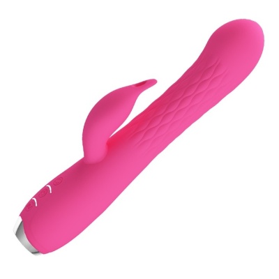 Wibrator Molly z rotacyjnym wałkiem i wibracjami - 23 cm - 1 2