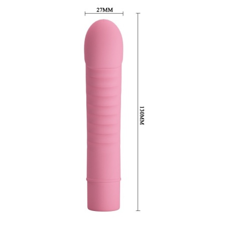 Wibrator MICK Lila - 10 funkcji wibracji, silikonowy, 13 cm - 5